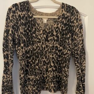 Leopard print H&M sweater - size 8